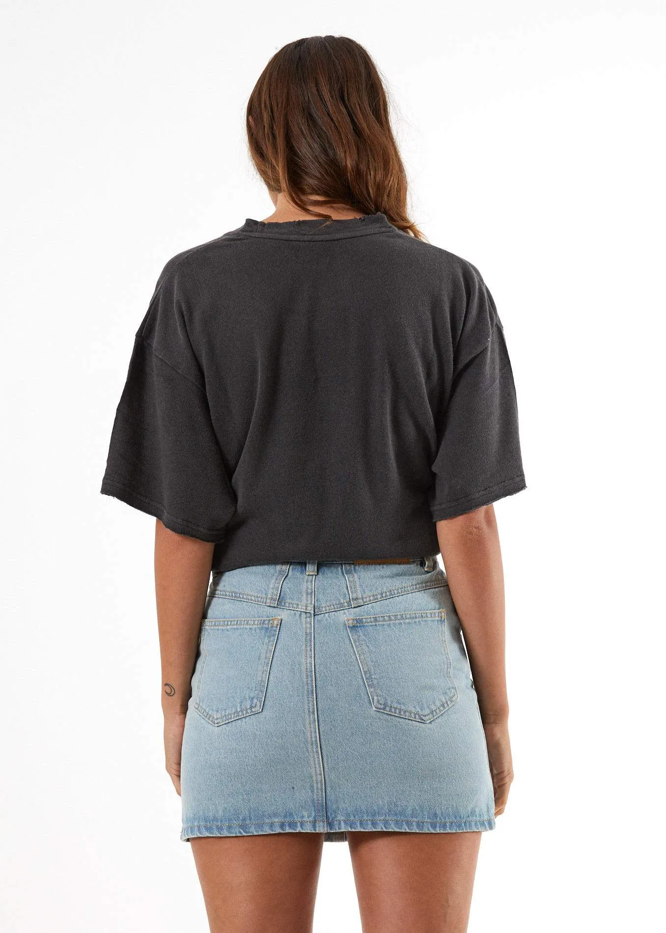 Afends Womens Denny - Denim Skirt