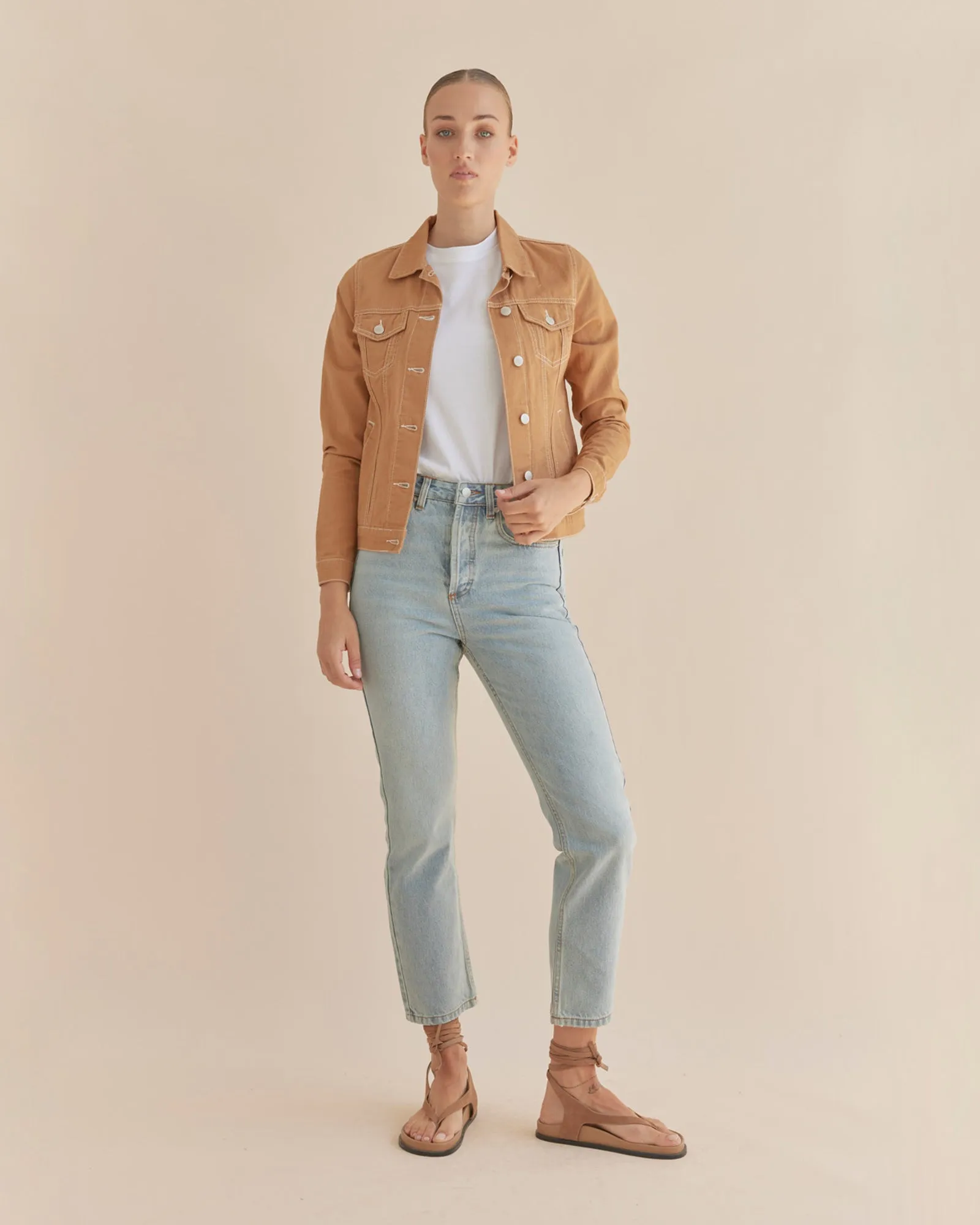 Alliance Drill Denim Jacket - Ochre