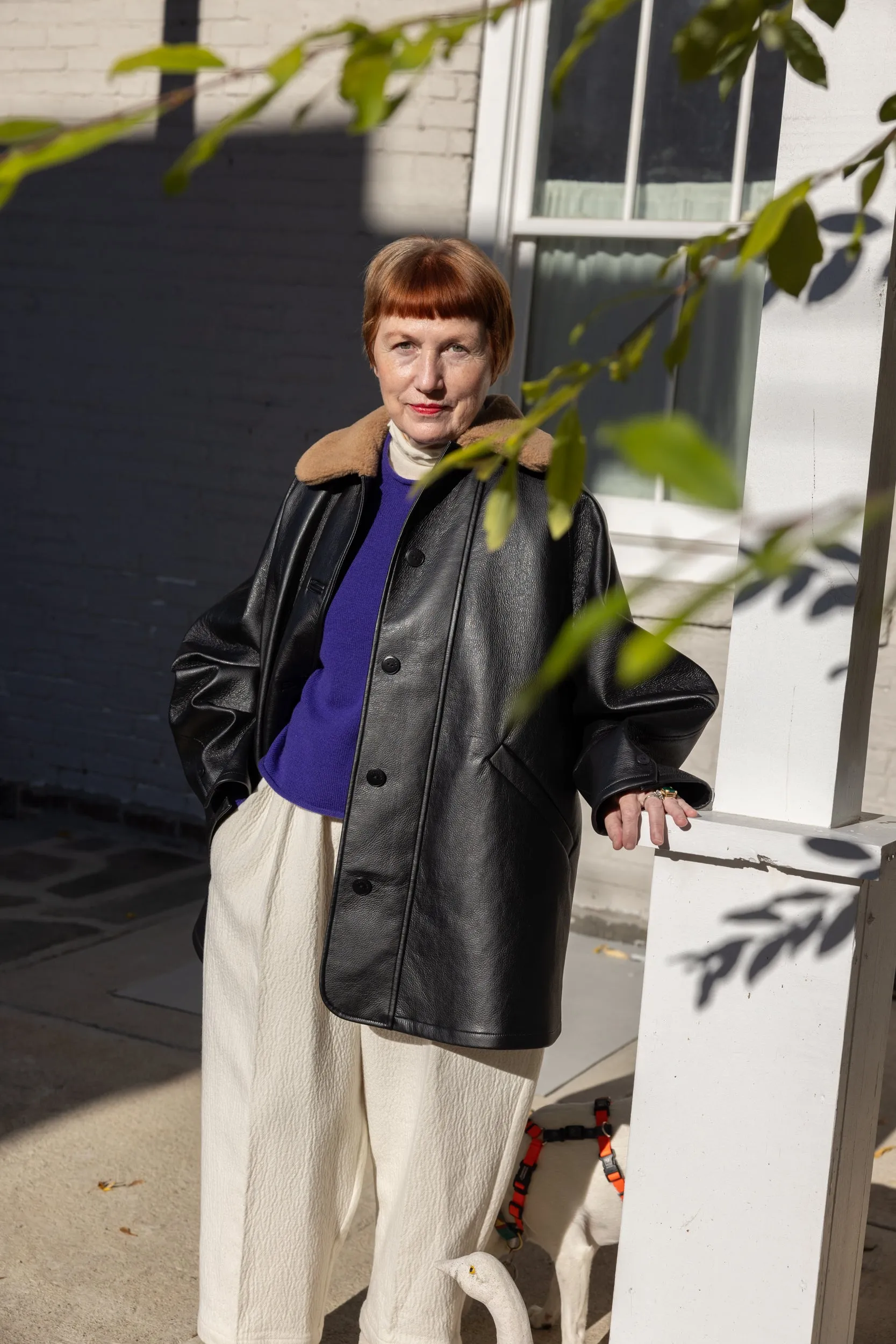 Aviator Midi Coat Black