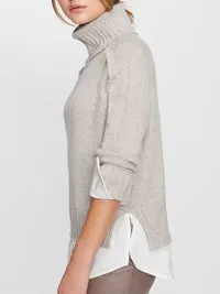 Brochu Walker - Jolie Fringe Layered Looker in Light Chia Melange with White Underlayer