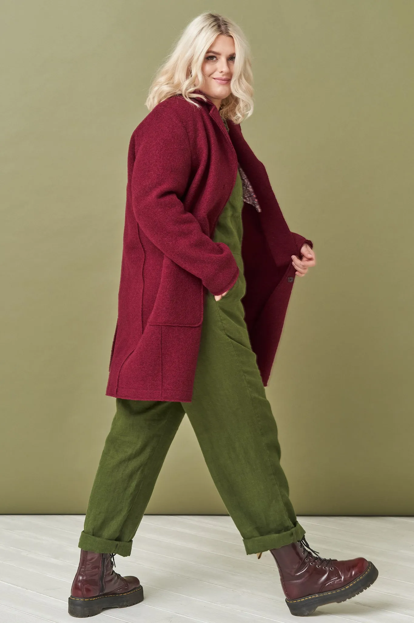 Classics style wool coat Erika