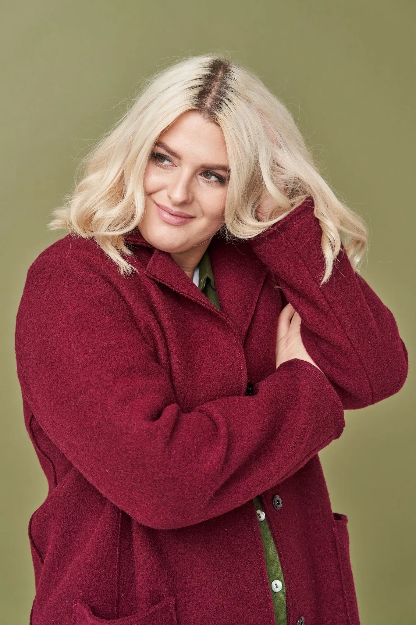 Classics style wool coat Erika