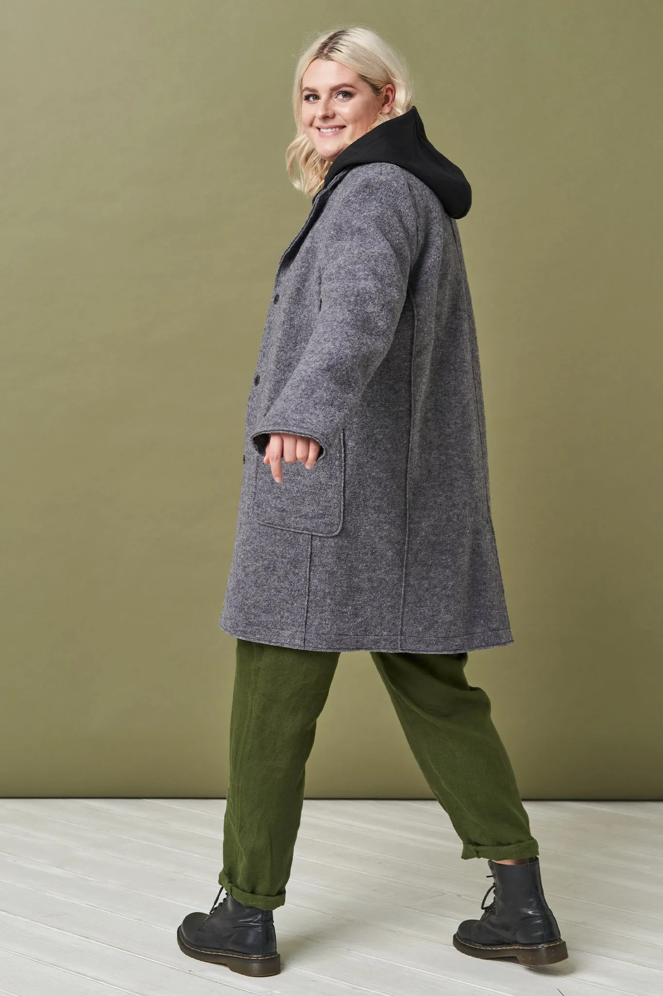 Classics style wool coat Erika