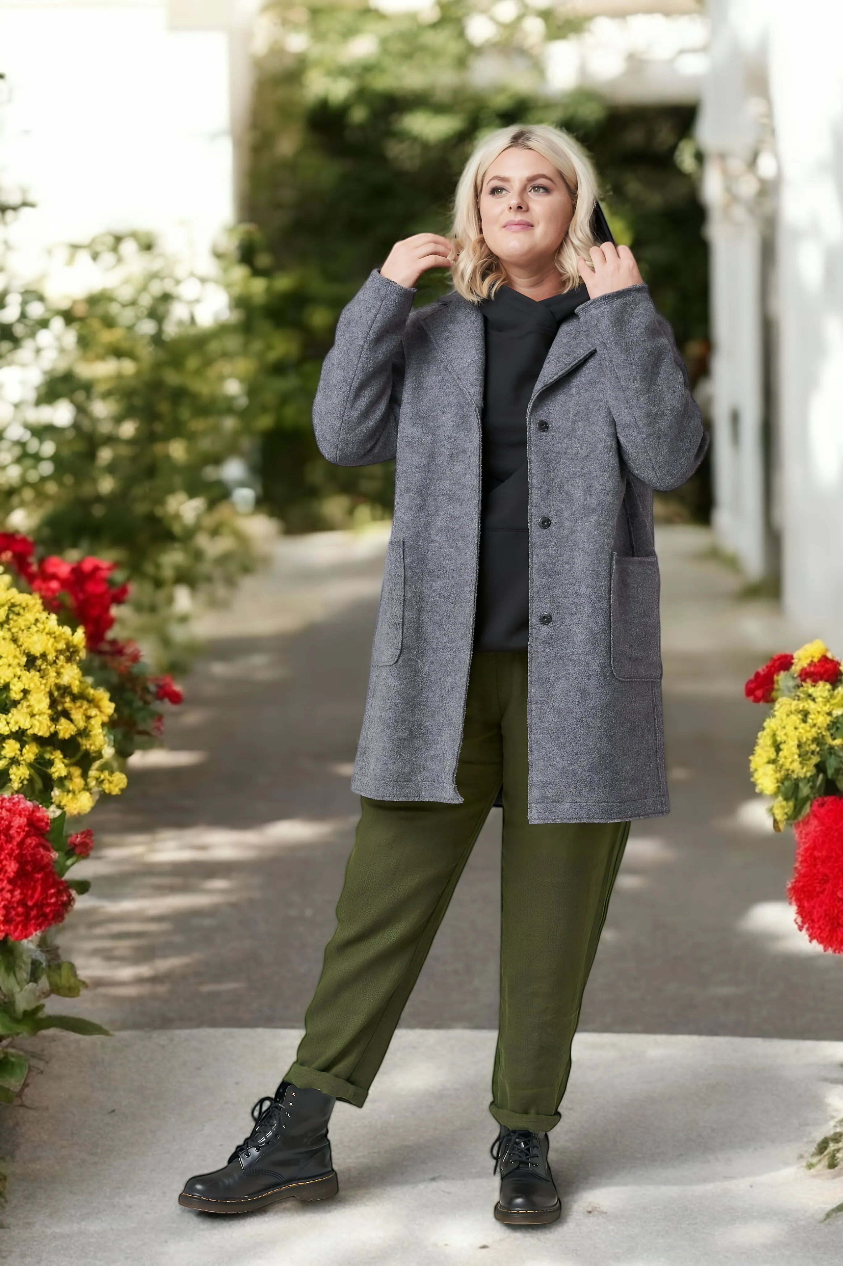 Classics style wool coat Erika