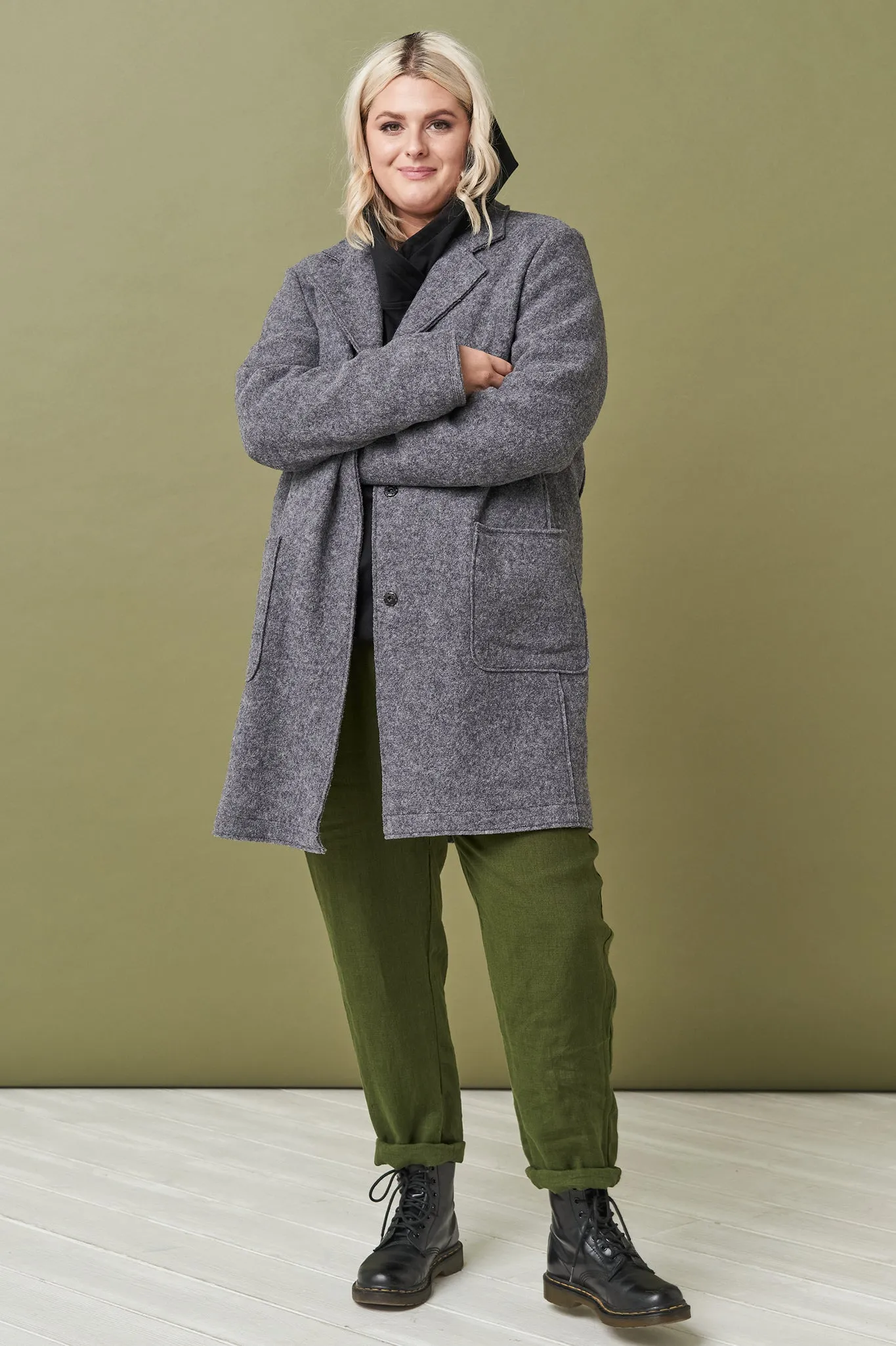 Classics style wool coat Erika