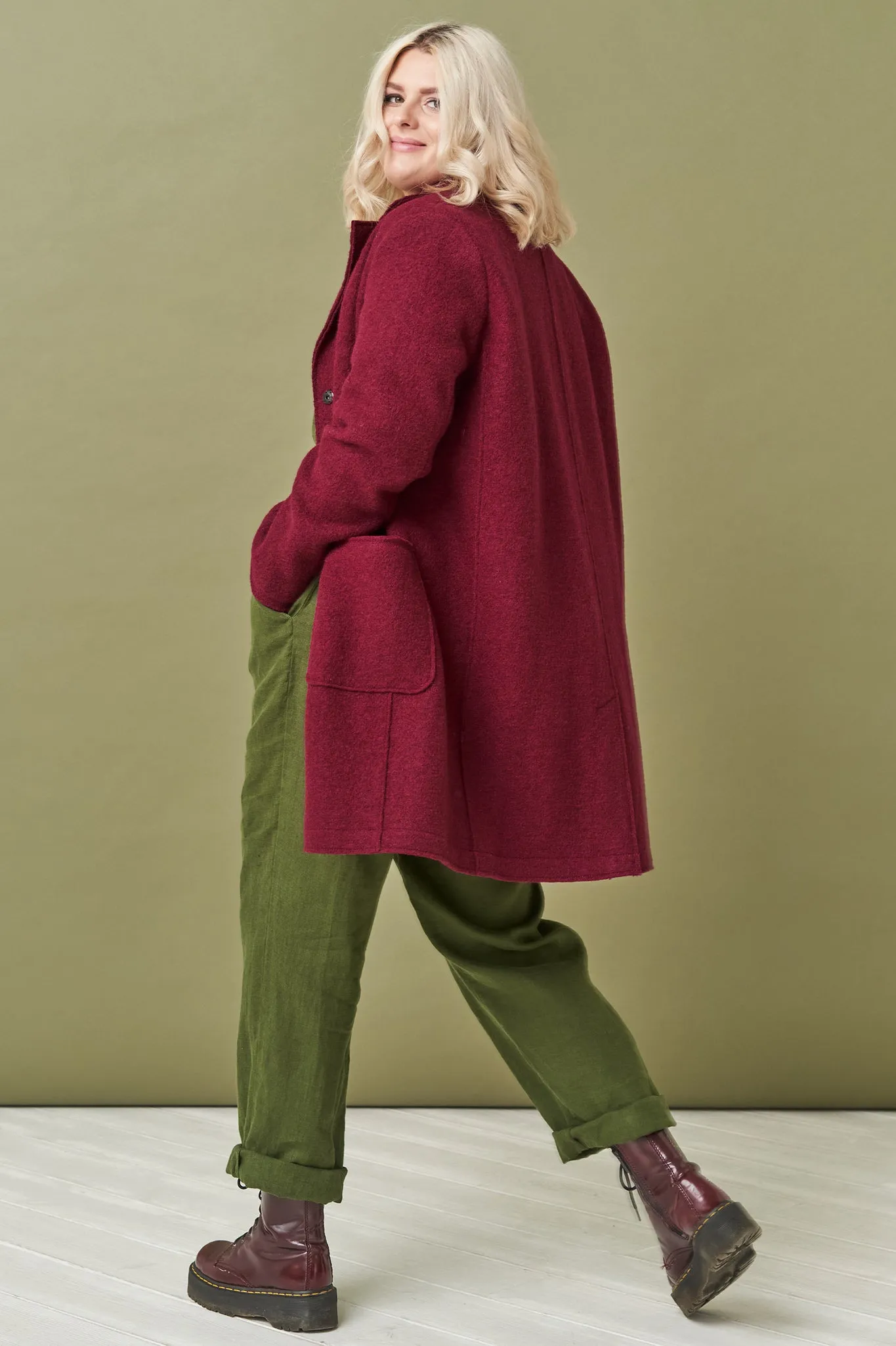 Classics style wool coat Erika