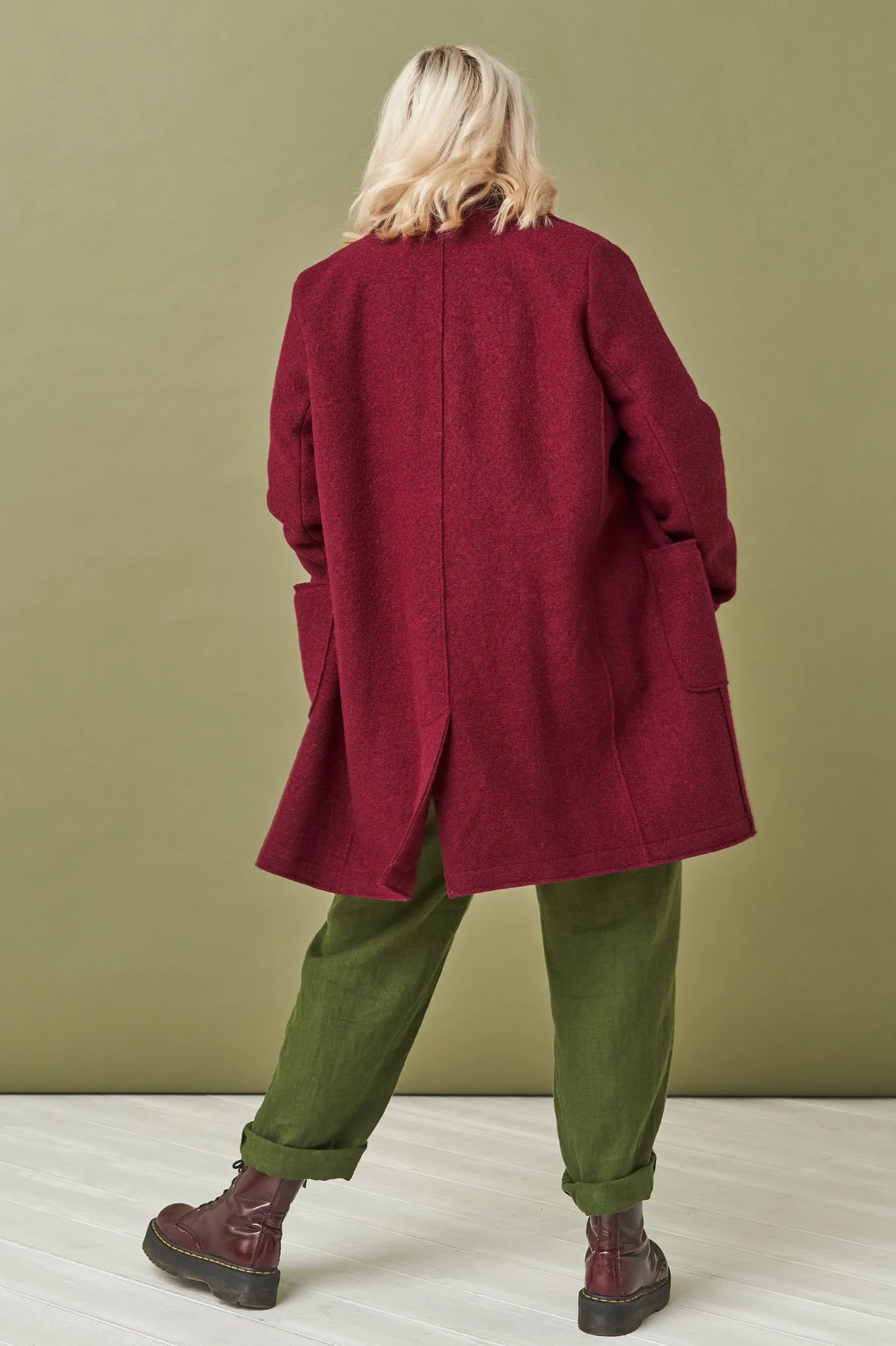 Classics style wool coat Erika