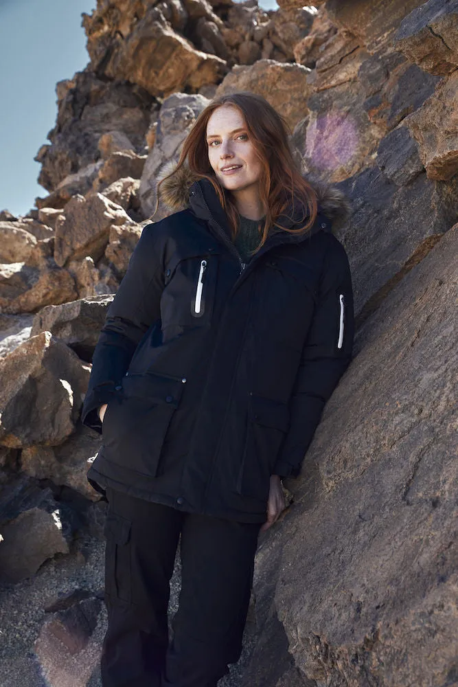 Clique Malamute Heavy Expedition Parka | Winter Coat | Unisex | Red or Black | XXS-3XL