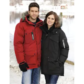 Clique Malamute Heavy Expedition Parka | Winter Coat | Unisex | Red or Black | XXS-3XL