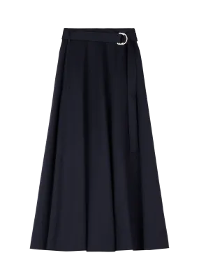 crepe skirt