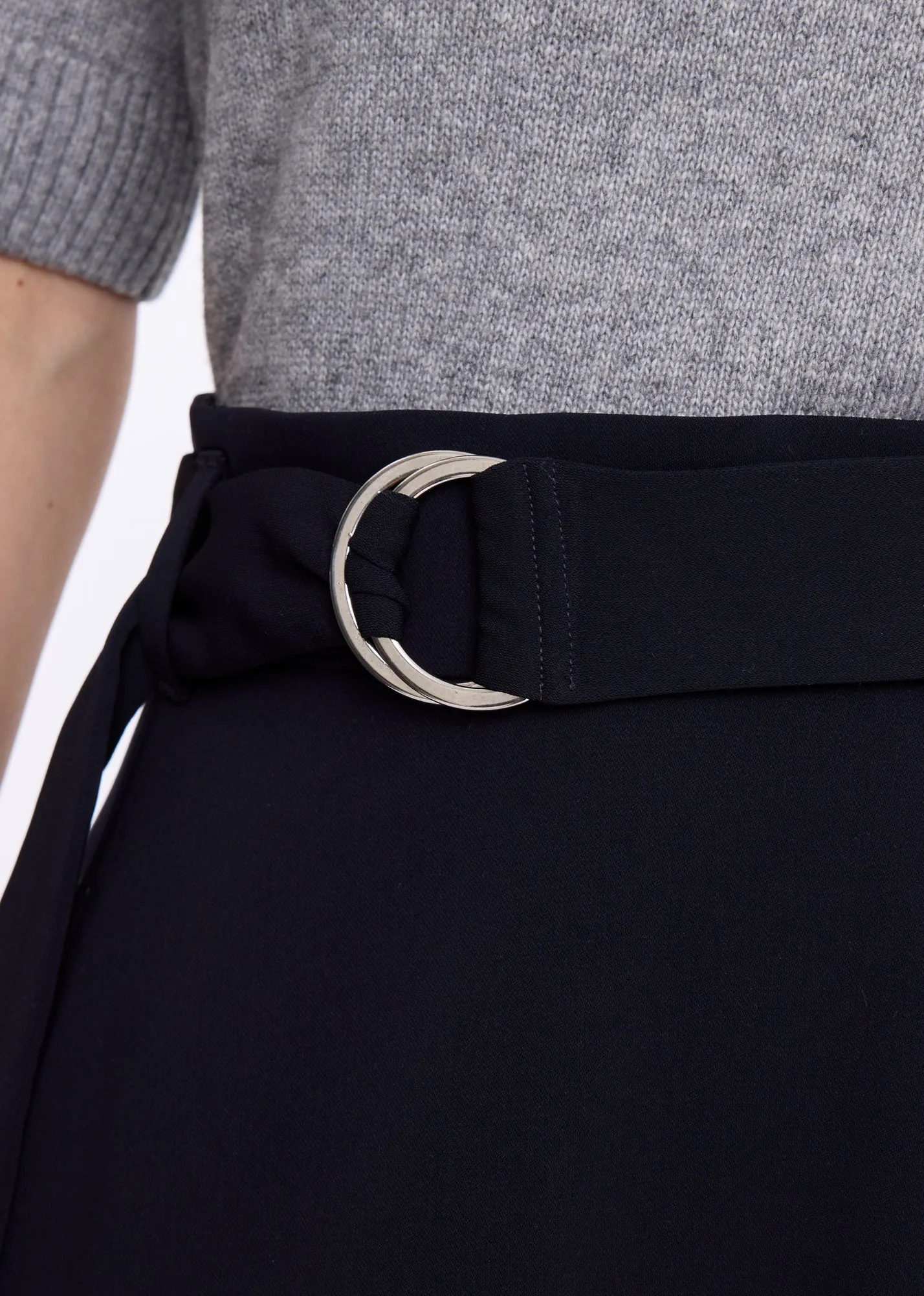 crepe skirt