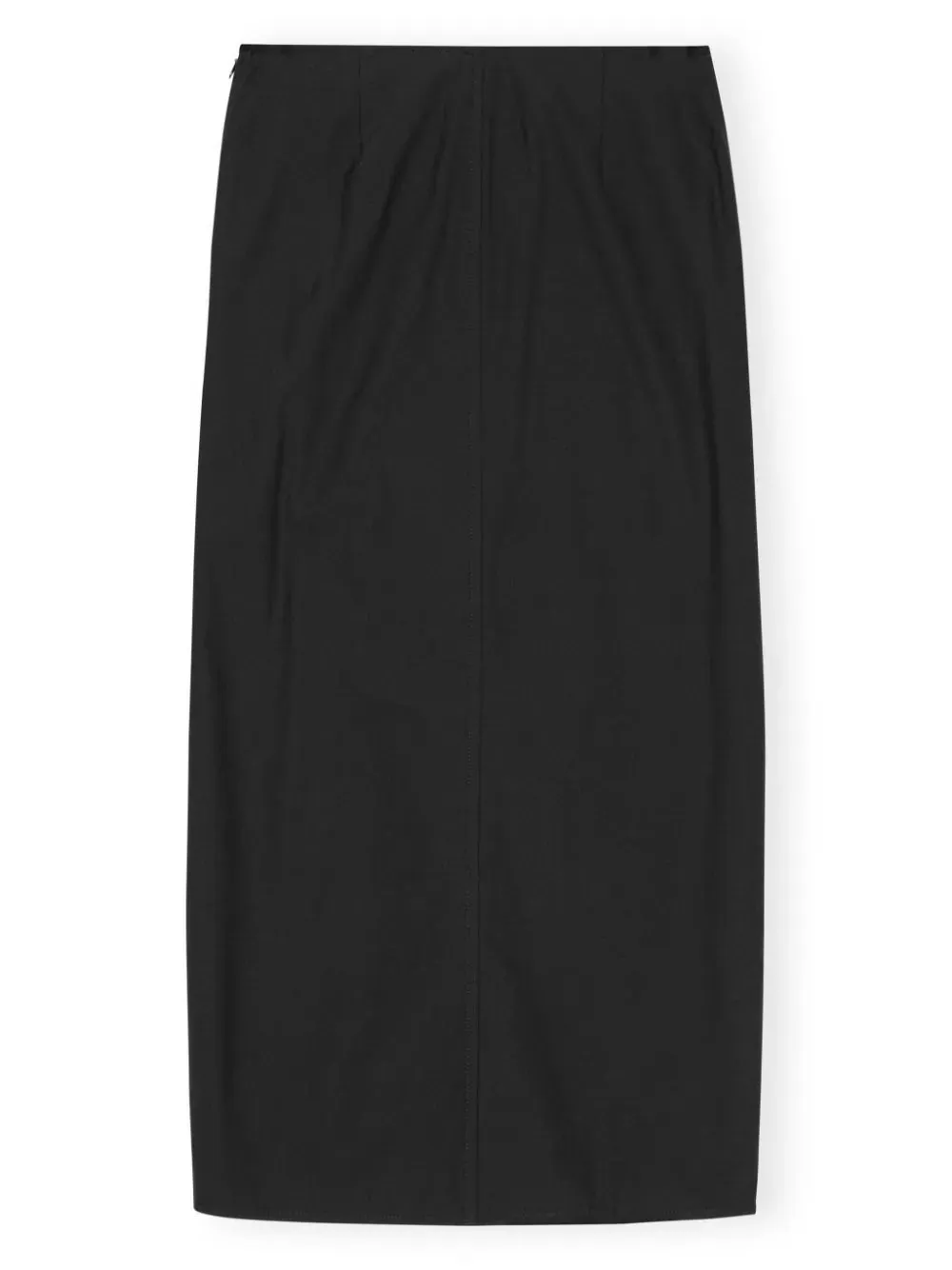 Drapey Melange Midi Skirt