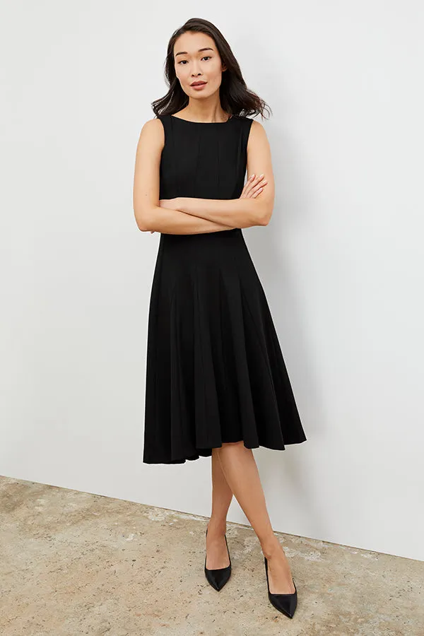 Gabriella Dress - Washable Ponte :: Black