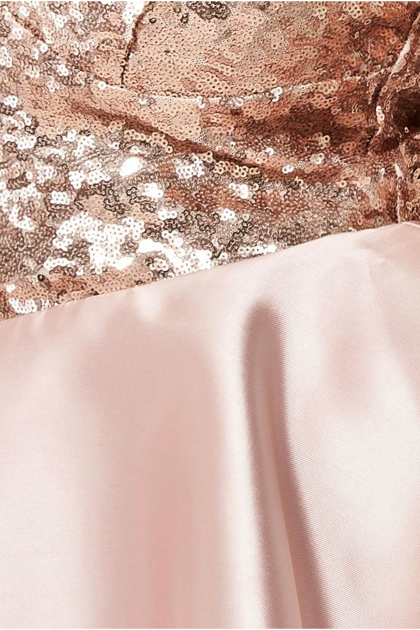 Goddiva Sequin And Satin Multilayered Hi-Low Mini Skater Dress