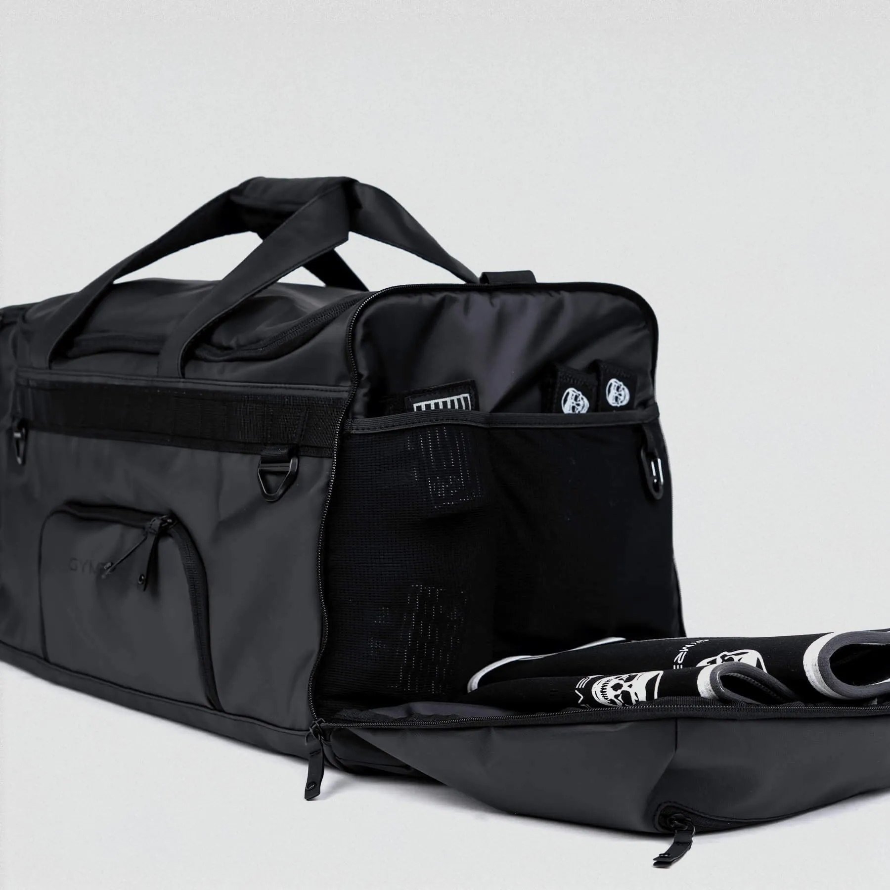 Gravestone Duffle & 10mm Lever Belt Combo - Onyx/Black