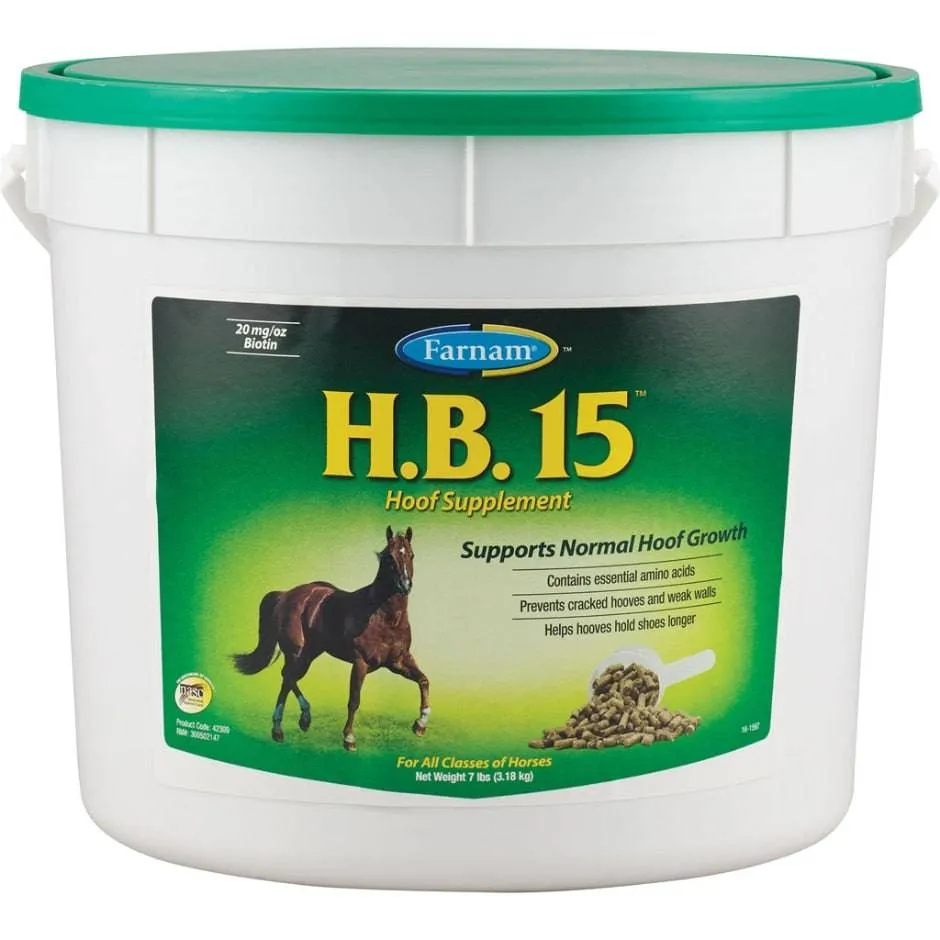 HB-15 Biotin Supplement For Horse Hooves
