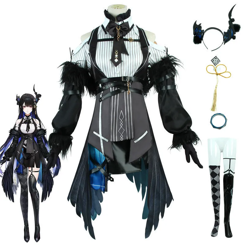 Hololive Virtual YouTuber Hololive -Advent- EN Nerissa Ravencroft Cosplay Costume