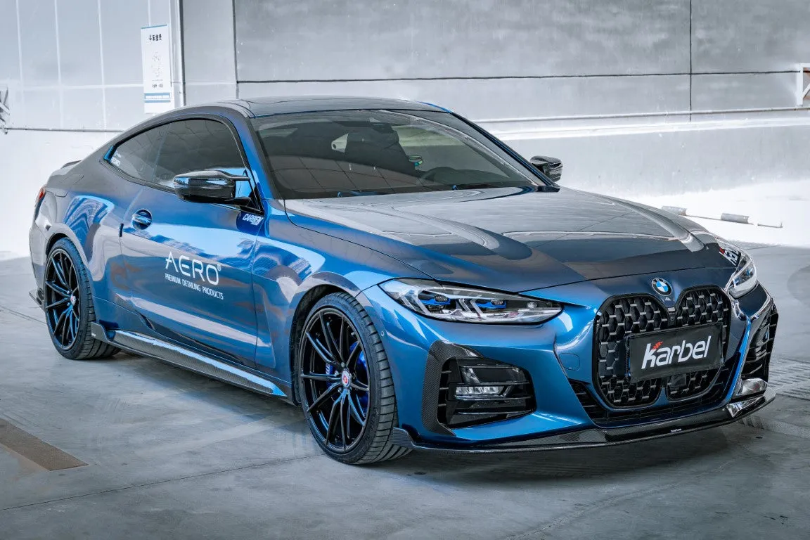 Karbel Carbon Dry Carbon Fiber Fog Light Overlays For BMW 4 Series G22 G23 430i M440i 2020-ON