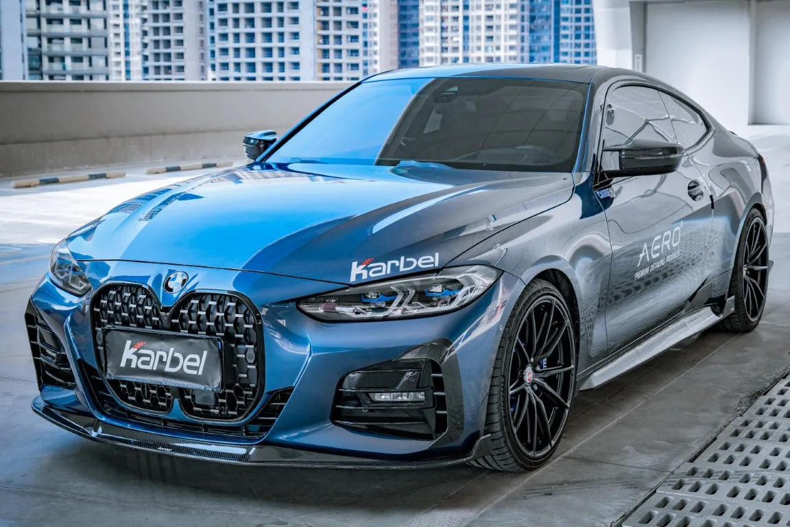 Karbel Carbon Dry Carbon Fiber Fog Light Overlays For BMW 4 Series G22 G23 430i M440i 2020-ON