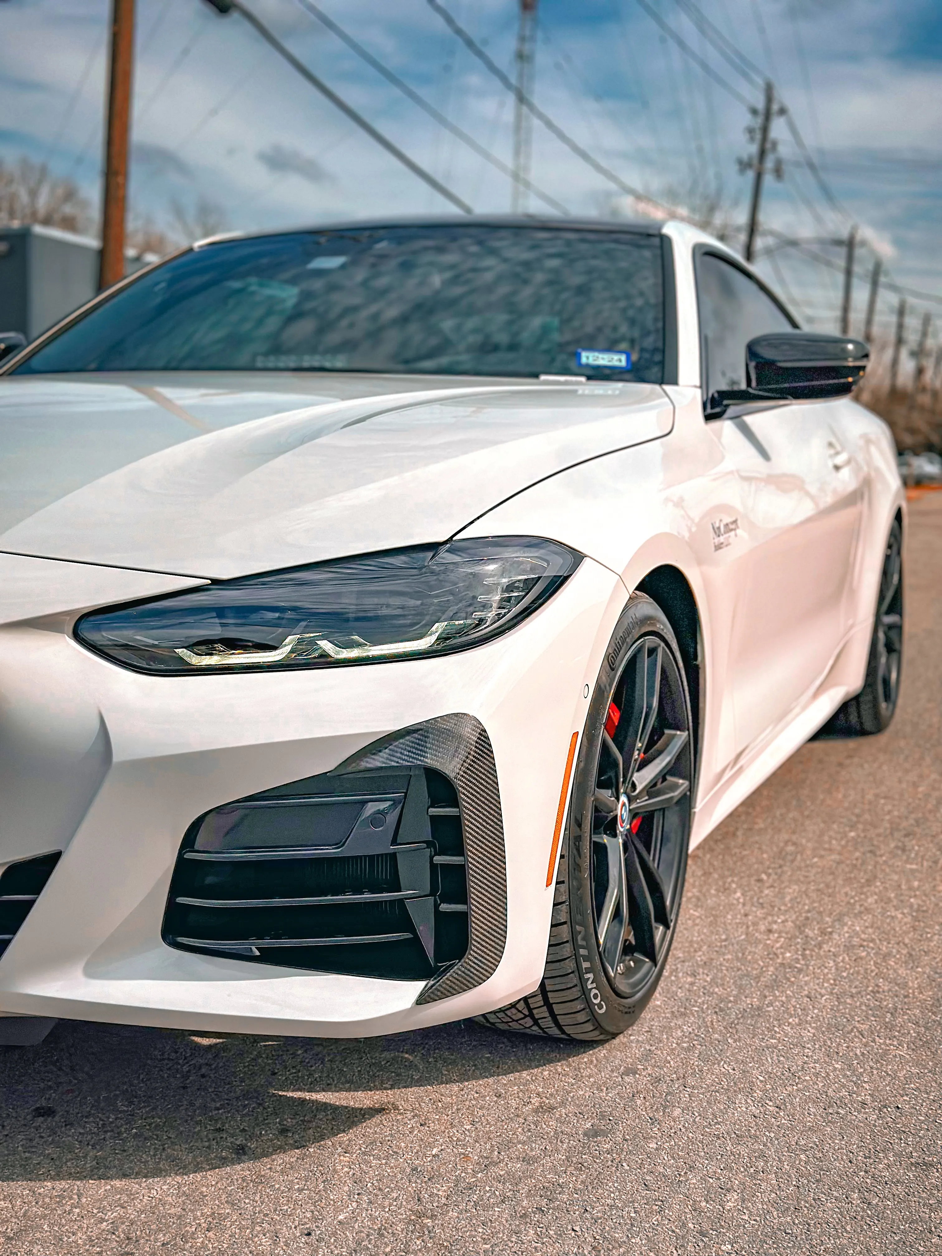 Karbel Carbon Dry Carbon Fiber Fog Light Overlays For BMW 4 Series G22 G23 430i M440i 2020-ON