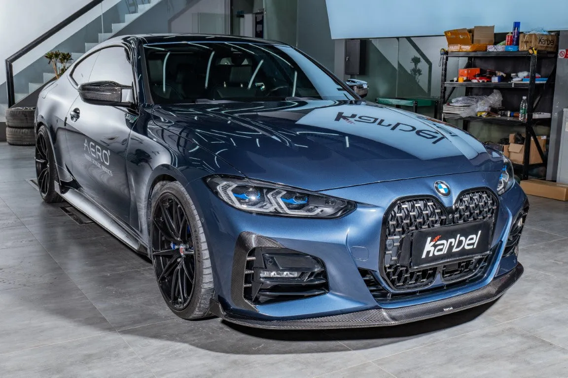 Karbel Carbon Dry Carbon Fiber Fog Light Overlays For BMW 4 Series G22 G23 430i M440i 2020-ON