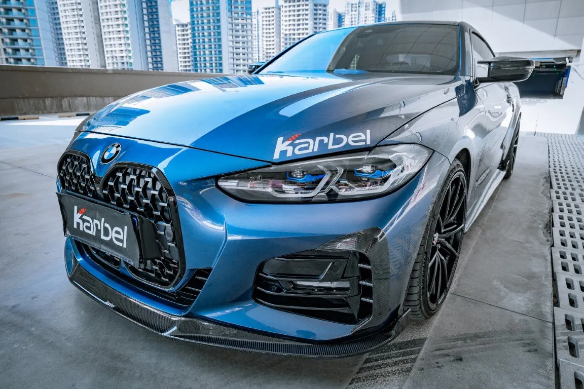 Karbel Carbon Dry Carbon Fiber Fog Light Overlays For BMW 4 Series G22 G23 430i M440i 2020-ON