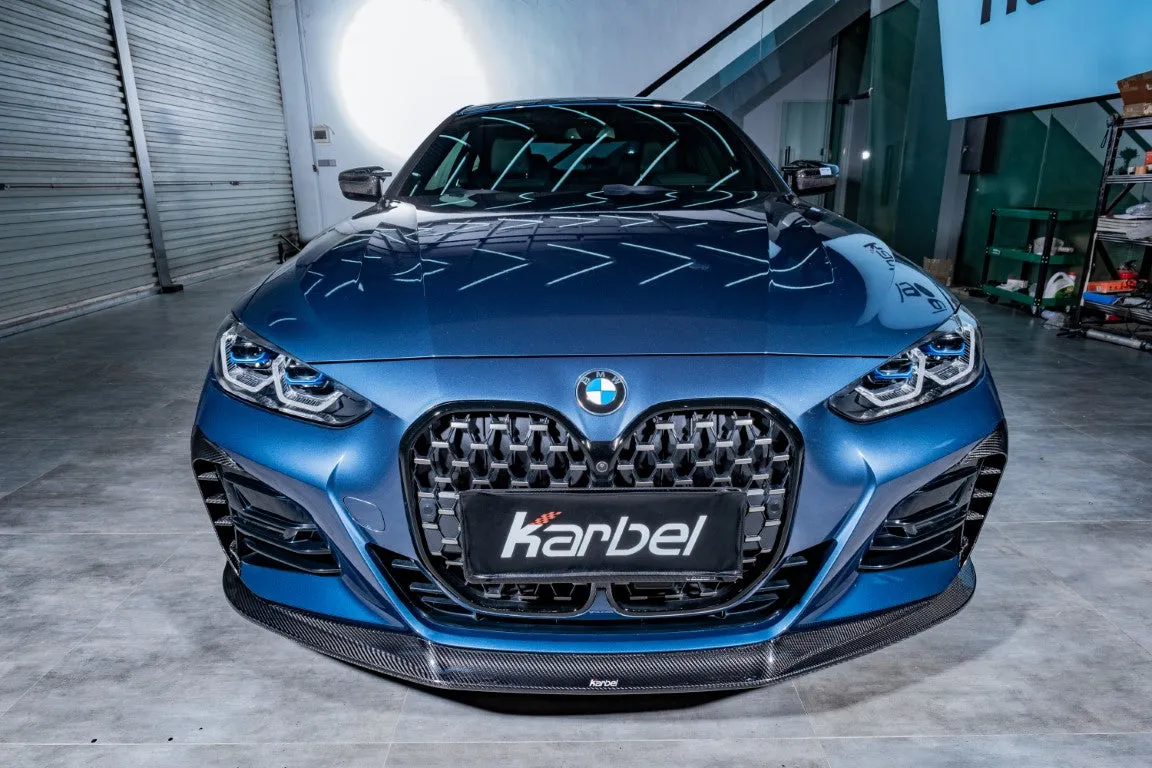 Karbel Carbon Dry Carbon Fiber Fog Light Overlays For BMW 4 Series G22 G23 430i M440i 2020-ON