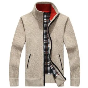 Mens Sweater-Coat Cardigan
