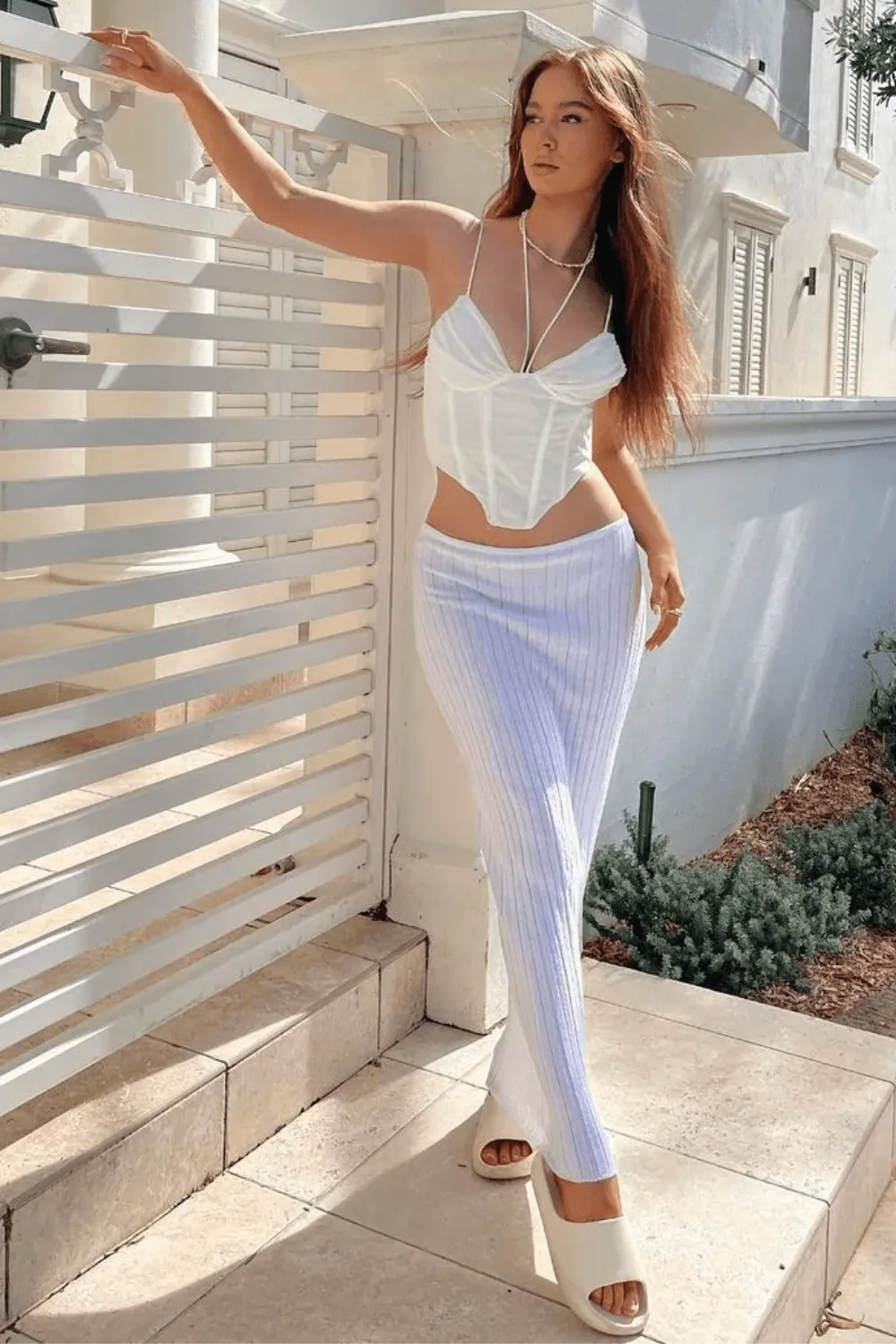 Monre Knitted Long Skirt