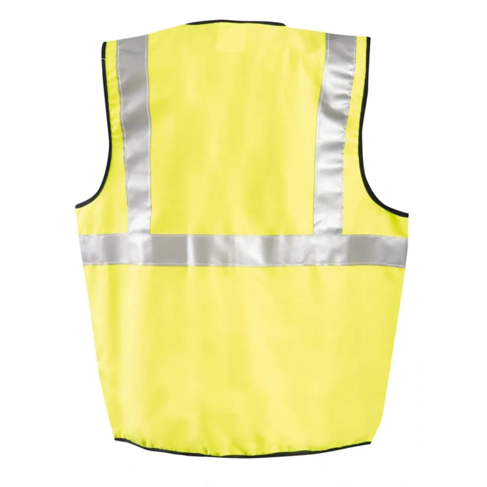 OccuNomix Flame Resistant Cotton Rich Single Stripe ANSI Class 2 Solid Vest - FR-VCR1112