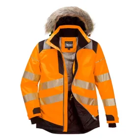 Portwest PW369 PW3 Hi Vis Winter Parka Jacket