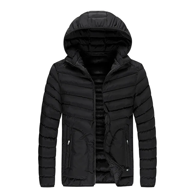 Pure Color Versatile Casual Short Hooded