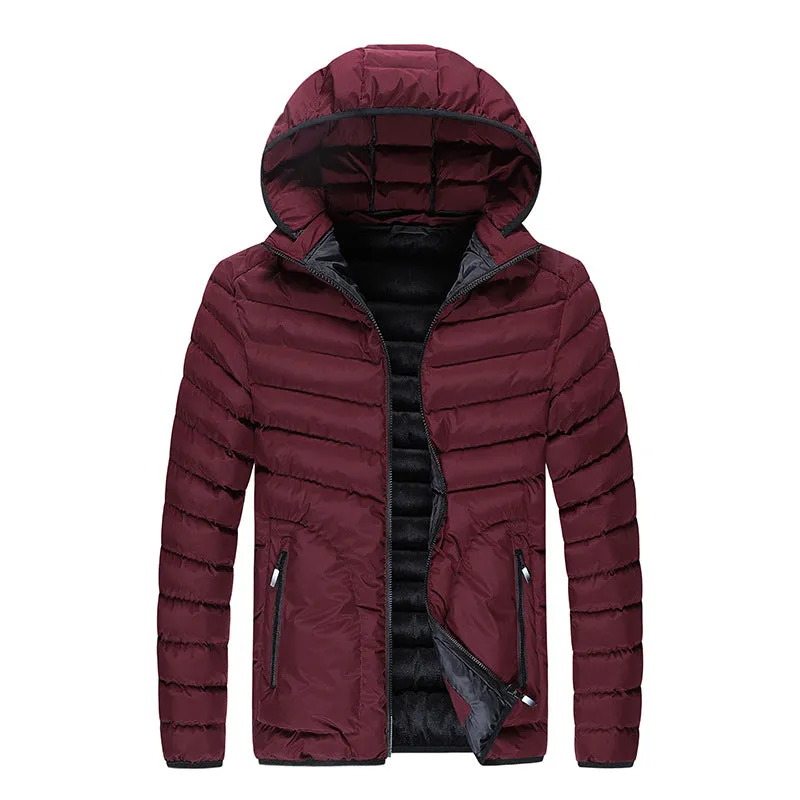 Pure Color Versatile Casual Short Hooded