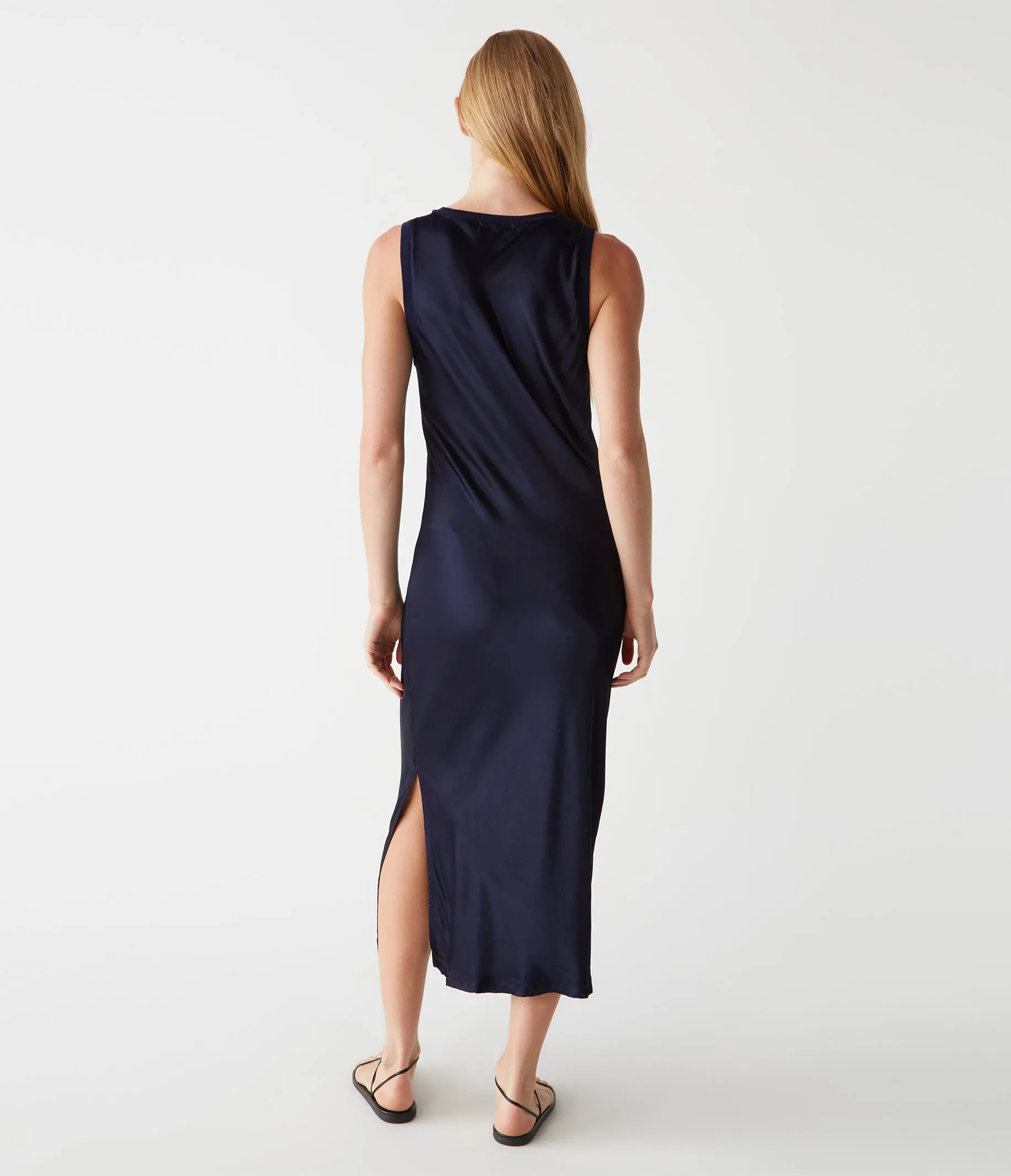 Randi Satin Midi Dress