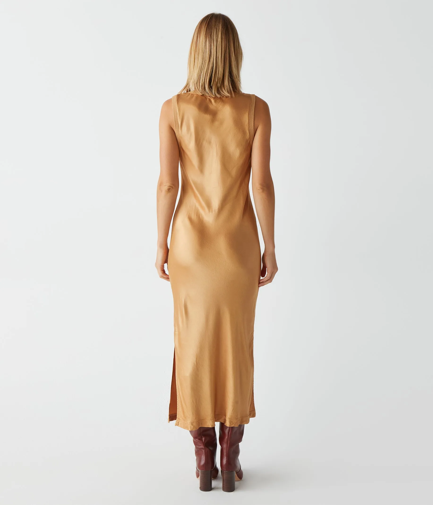 Randi Satin Midi Dress