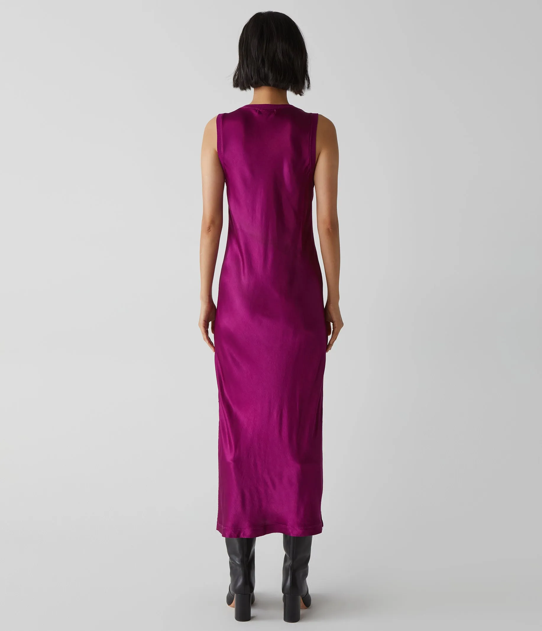 Randi Satin Midi Dress
