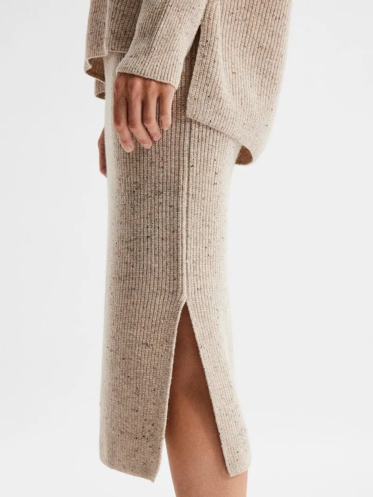 Selected Femme Annalisa - Midi strik nederdel