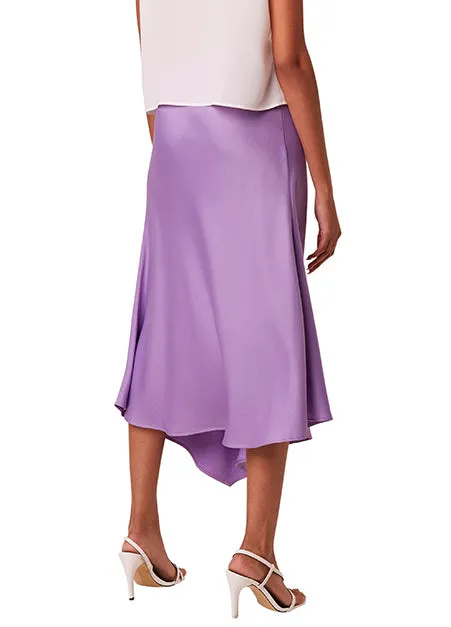 Soft Violet Maudie Drape Skirt