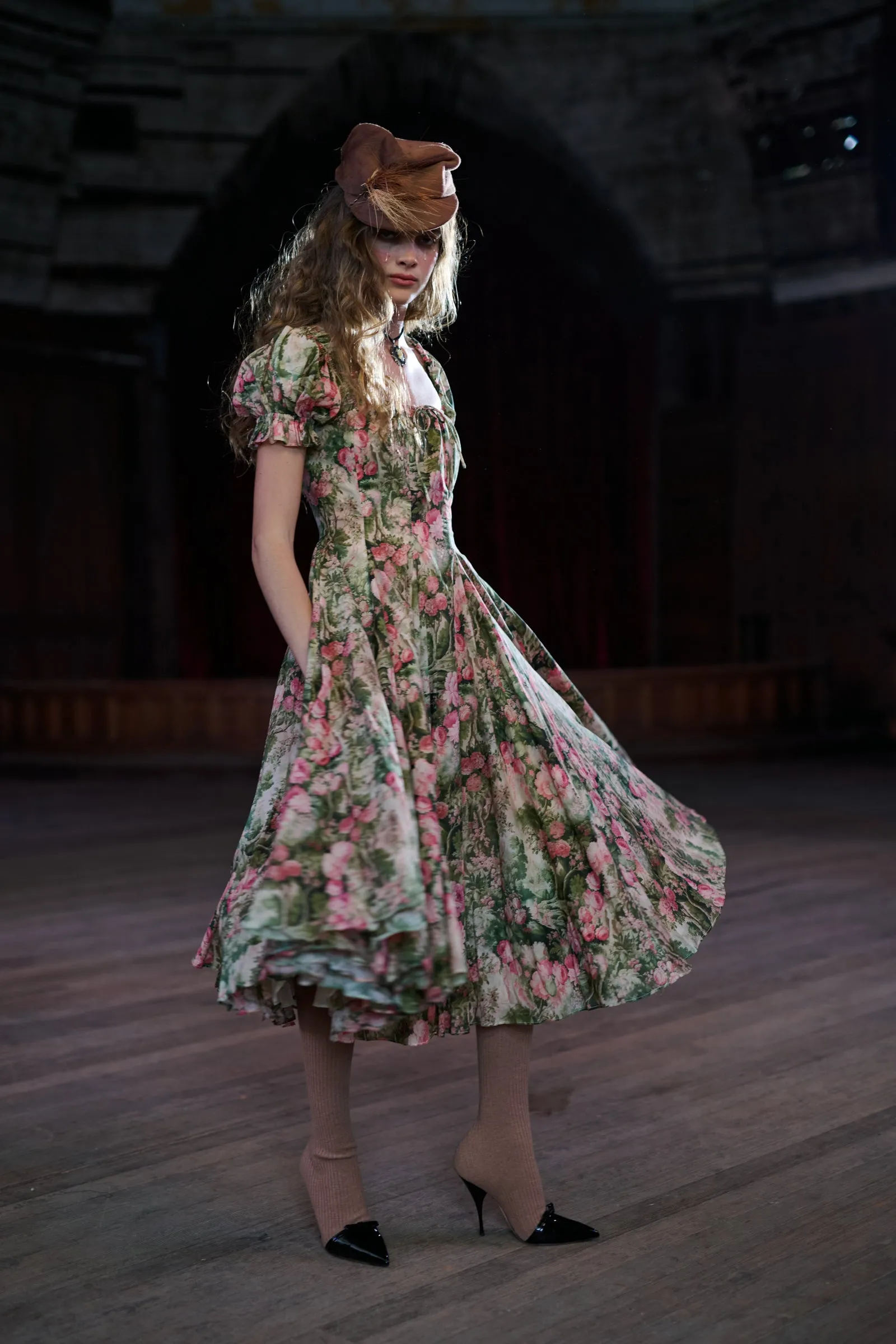 The Castle Tapestry Garden Party Dress