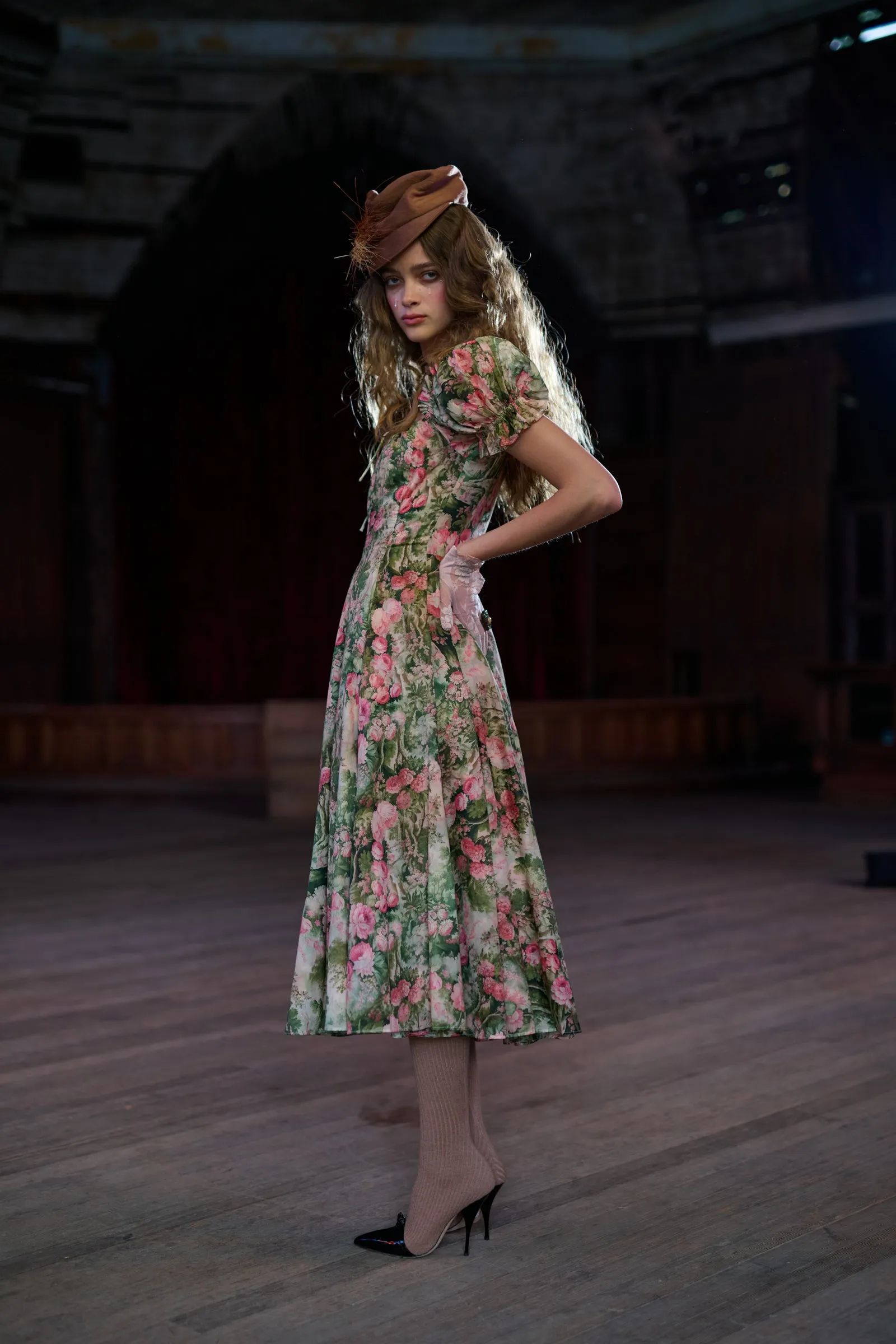 The Castle Tapestry Garden Party Dress