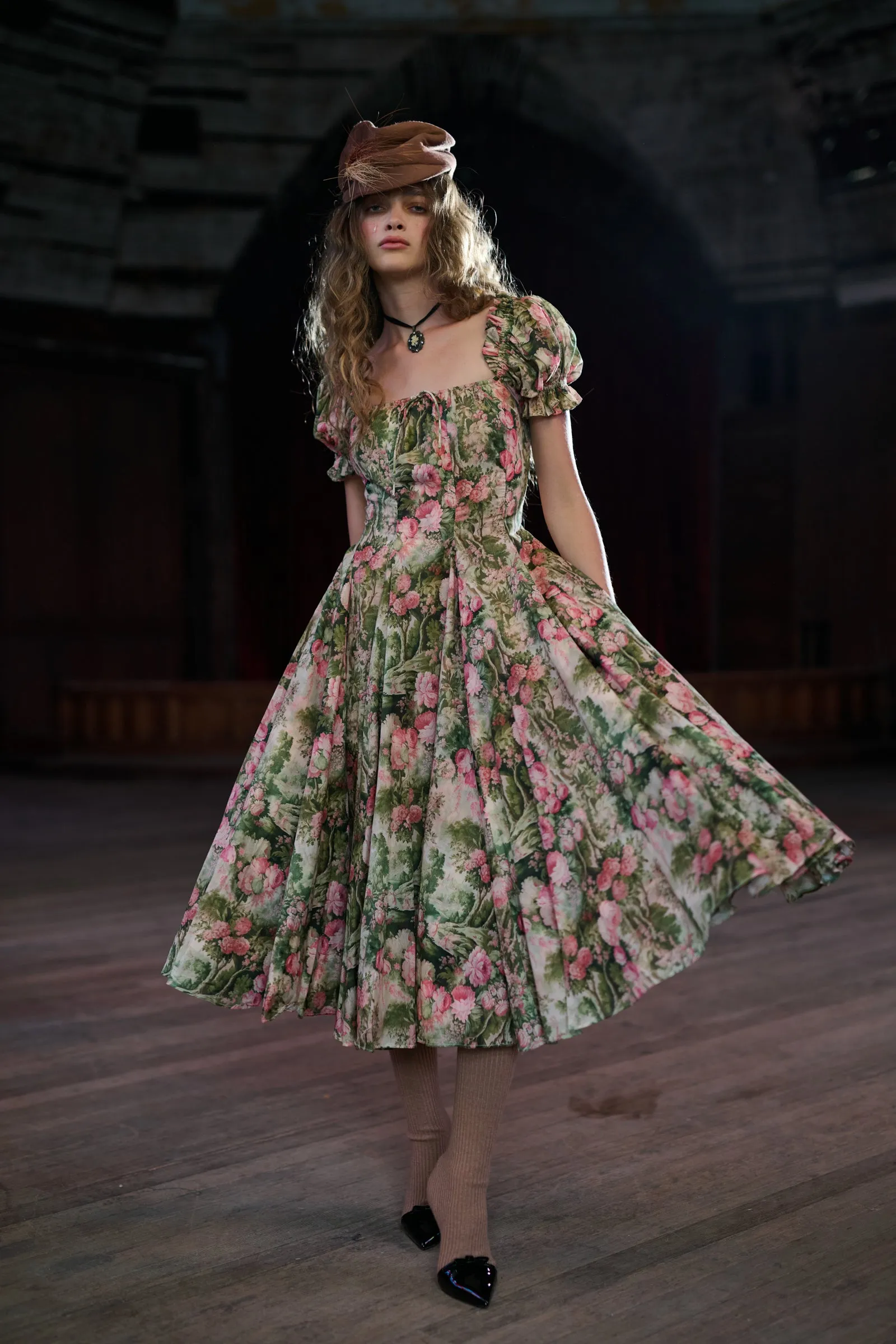 The Castle Tapestry Garden Party Dress