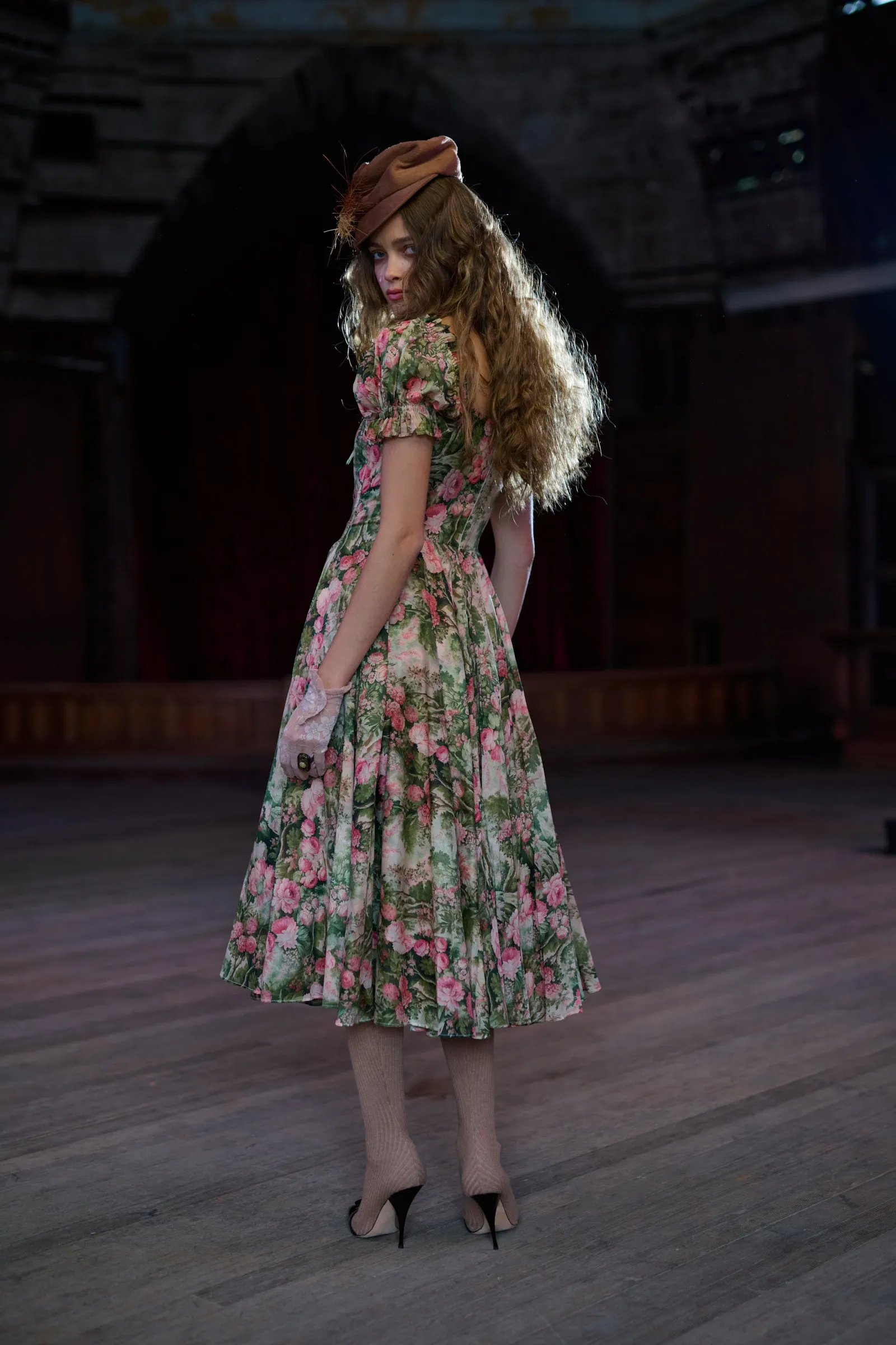 The Castle Tapestry Garden Party Dress