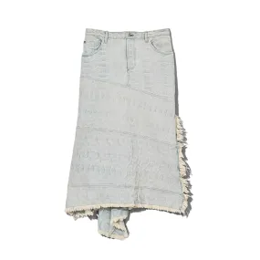 THE MONOGRAM DENIM SKIRT