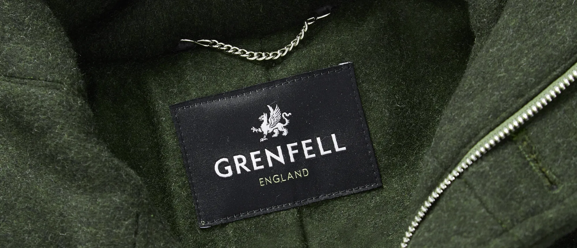The Original Duffle Coat in Green Merino Wool