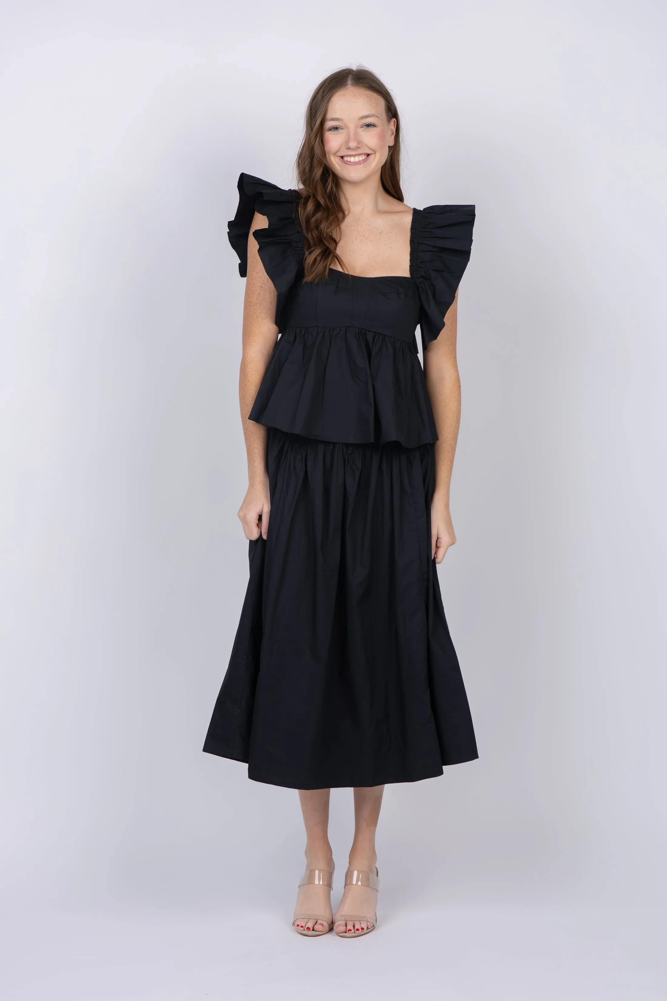 Ulla Johnson Emmy Skirt in Noir